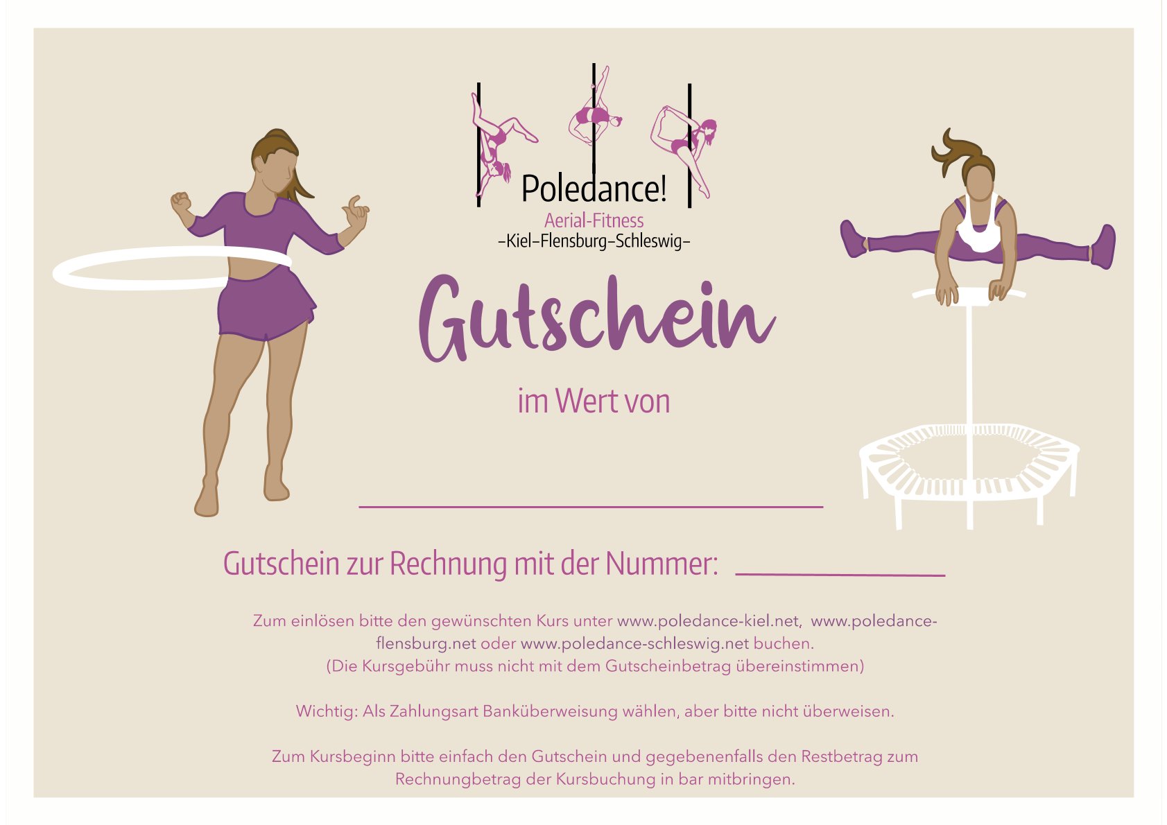 Gutschein Fitness - 10€