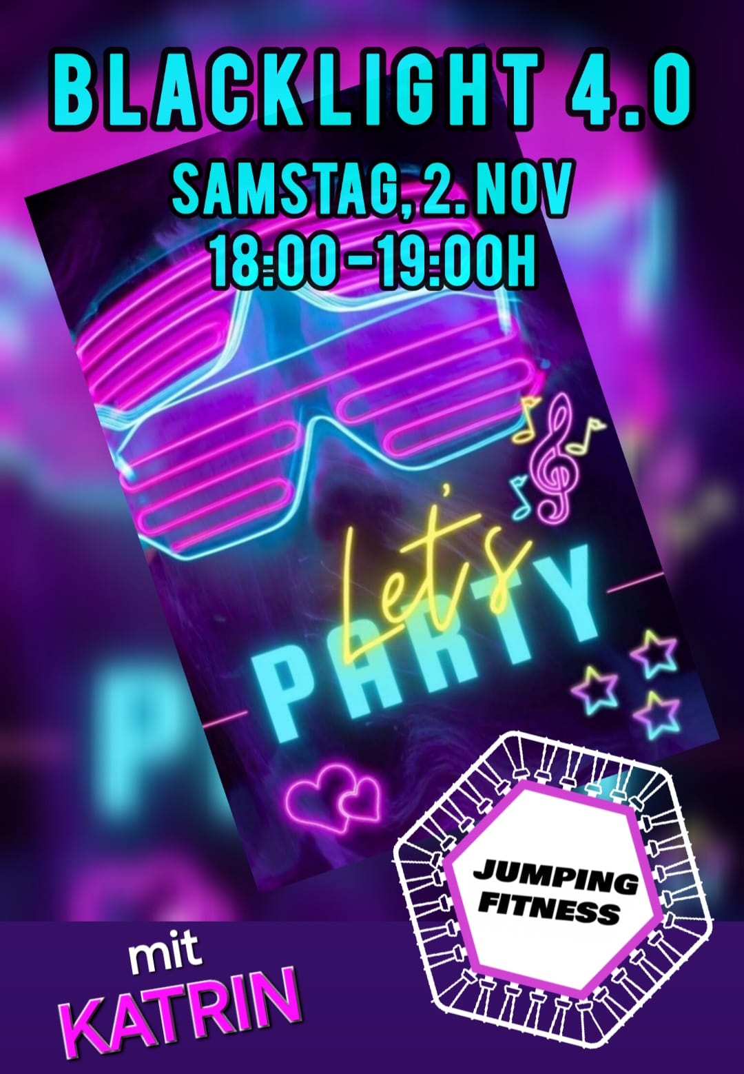 Jumping Blacklight Party