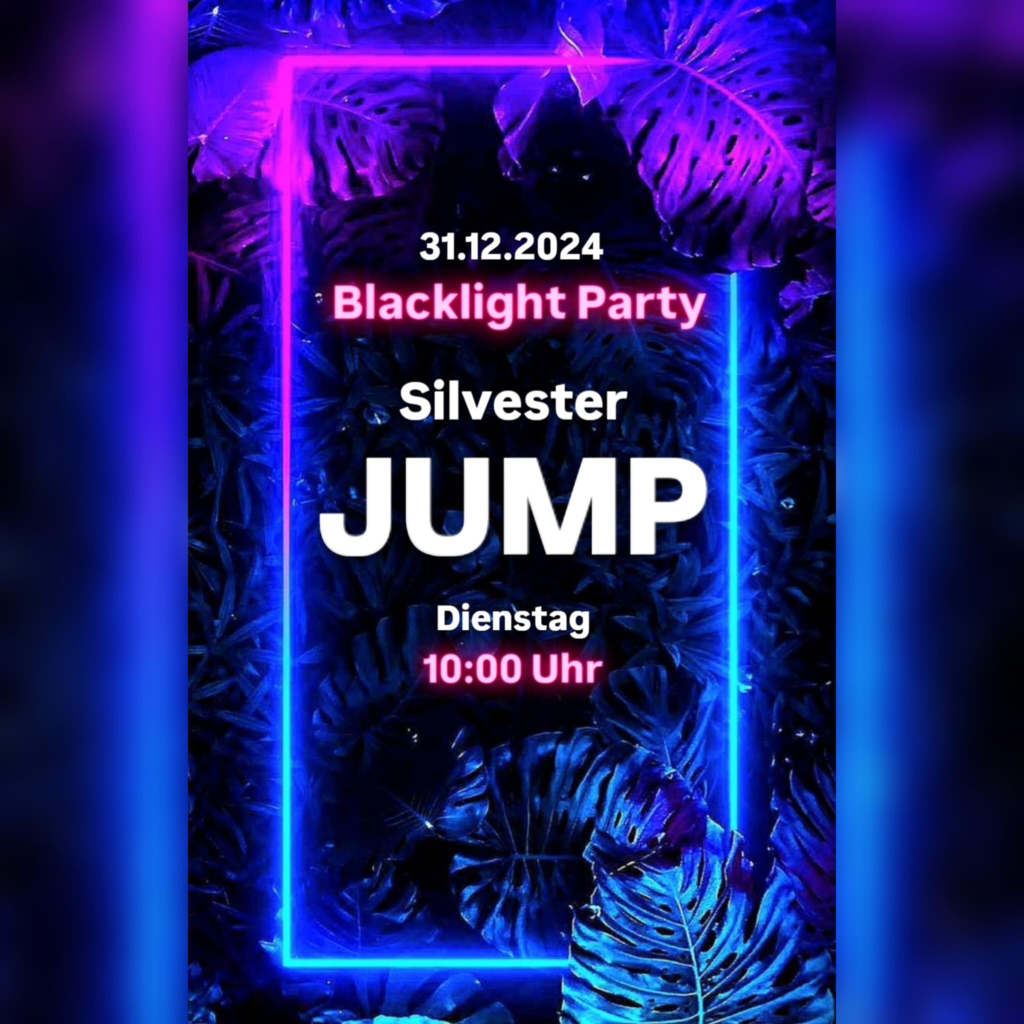 Silvester Jump Blacklight Party